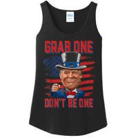 Trump American 4th Of July Grab One Dont Be One Uncle Ladies Essential Tank