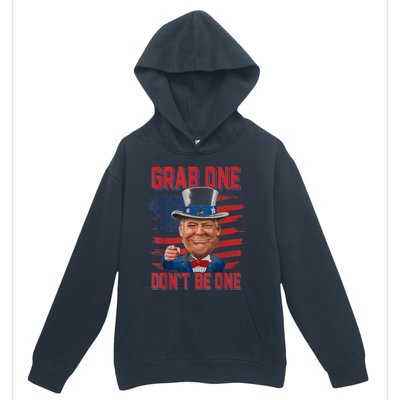 Trump American 4th Of July Grab One Dont Be One Uncle Urban Pullover Hoodie