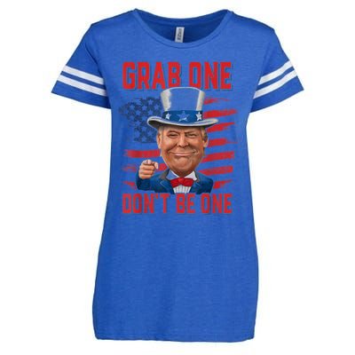 Trump American 4th Of July Grab One Dont Be One Uncle Enza Ladies Jersey Football T-Shirt