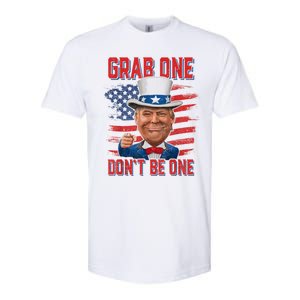 Trump American 4th Of July Grab One Dont Be One Uncle Softstyle CVC T-Shirt