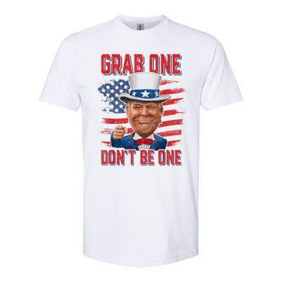 Trump American 4th Of July Grab One Dont Be One Uncle Softstyle® CVC T-Shirt