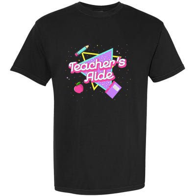 Teachers Aide 80s 90s Back To School Garment-Dyed Heavyweight T-Shirt