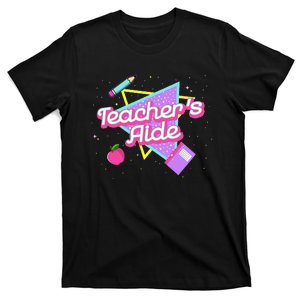 Teachers Aide 80s 90s Back To School T-Shirt