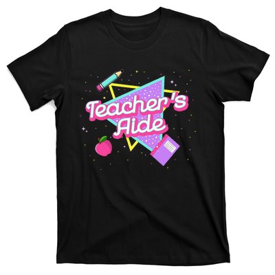 Teachers Aide 80s 90s Back To School T-Shirt