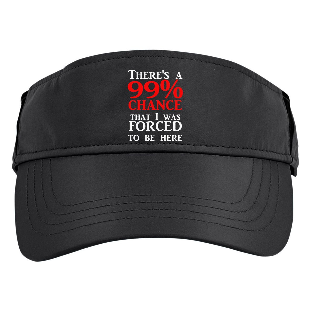 There's a 99 Chance That I was forced to be here Adult Drive Performance Visor