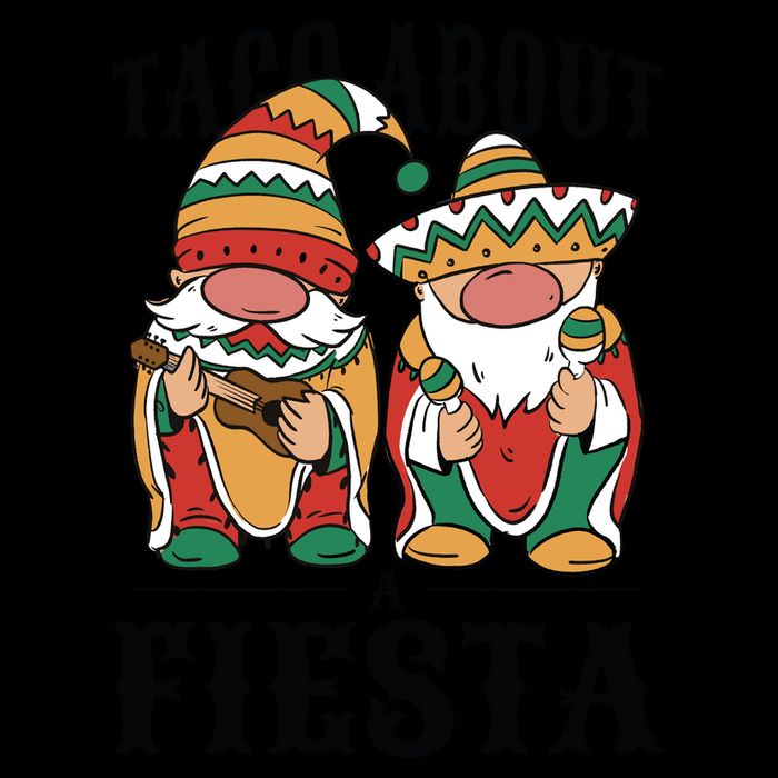 Taco About A Fiesta Gnomes USA-Made Doggie Bandana