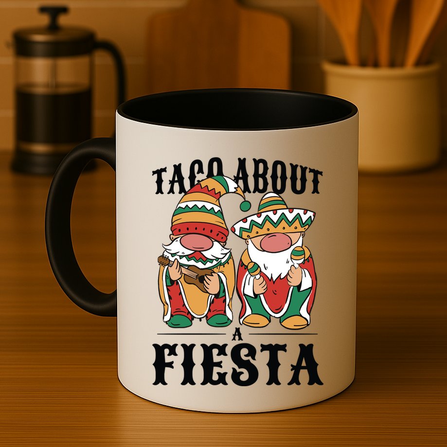 Taco About A Fiesta Gnomes Mug