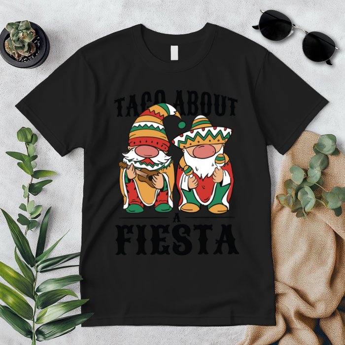 Taco About A Fiesta Gnomes Premium T-Shirt