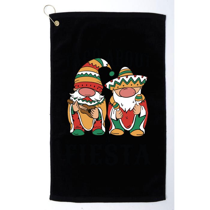 Taco About A Fiesta Gnomes Golf Towel
