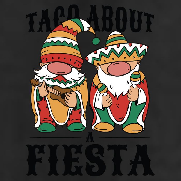 Taco About A Fiesta Gnomes Golf Towel