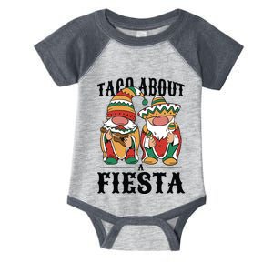 Taco About A Fiesta Gnomes Infant Baby Jersey Bodysuit