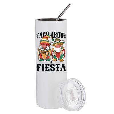 Taco About A Fiesta Gnomes Stainless Steel Tumbler