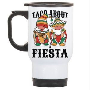 Taco About A Fiesta Gnomes Stainless Steel Travel Mug