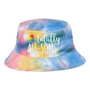 Totally Awesome Autism Awareness Tie Dye Newport Bucket Hat