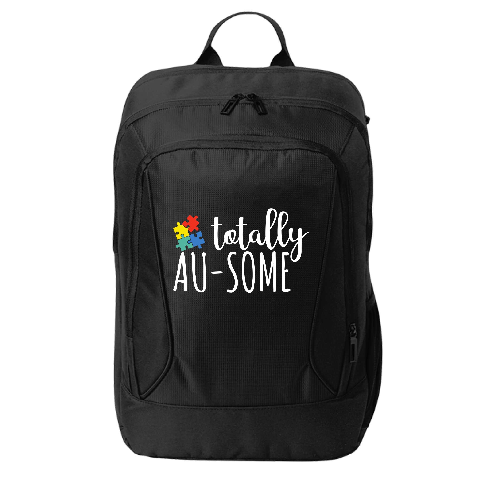 Totally Awesome Autism Awareness City Backpack