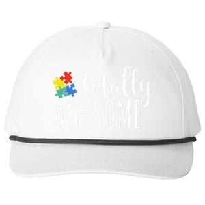 Totally Awesome Autism Awareness Snapback Five-Panel Rope Hat