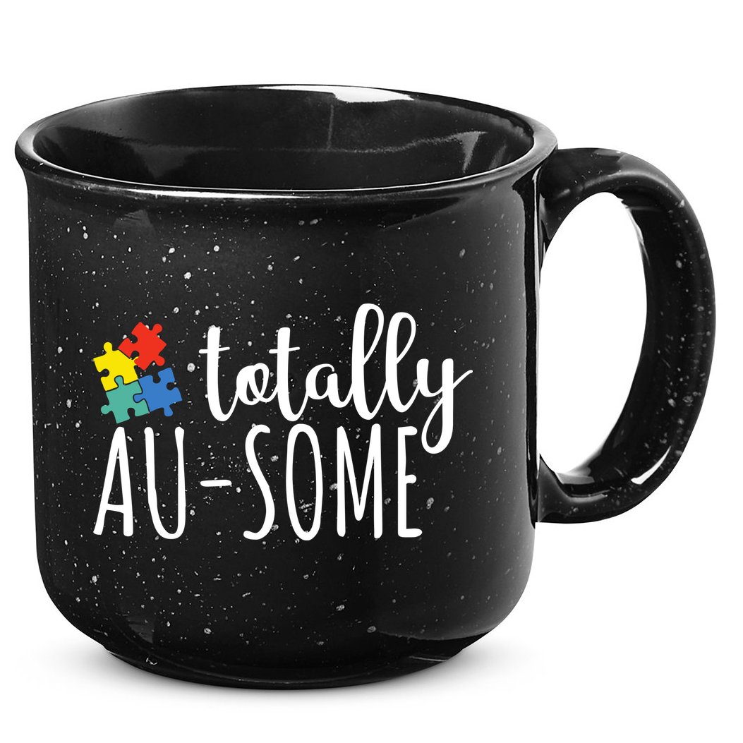 Totally Awesome Autism Awareness 15oz Campfire Ceramic Mug