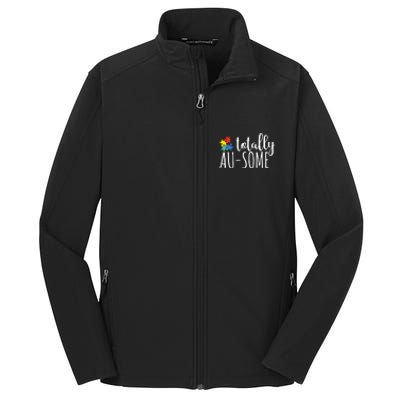 Totally Awesome Autism Awareness Core Soft Shell Jacket