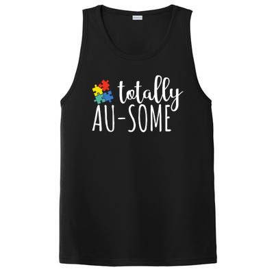 Totally Awesome Autism Awareness PosiCharge Competitor Tank