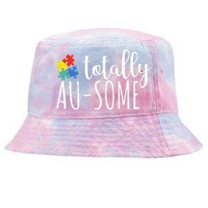 Totally Awesome Autism Awareness Tie-Dyed Bucket Hat