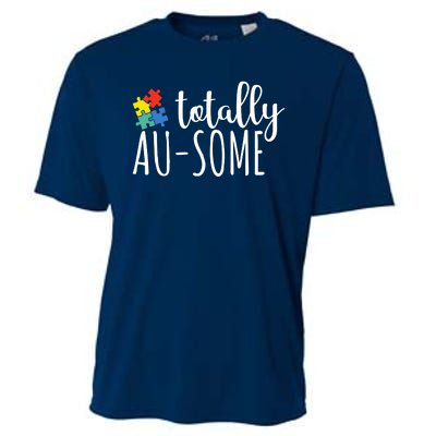 Totally Awesome Autism Awareness Cooling Performance Crew T-Shirt