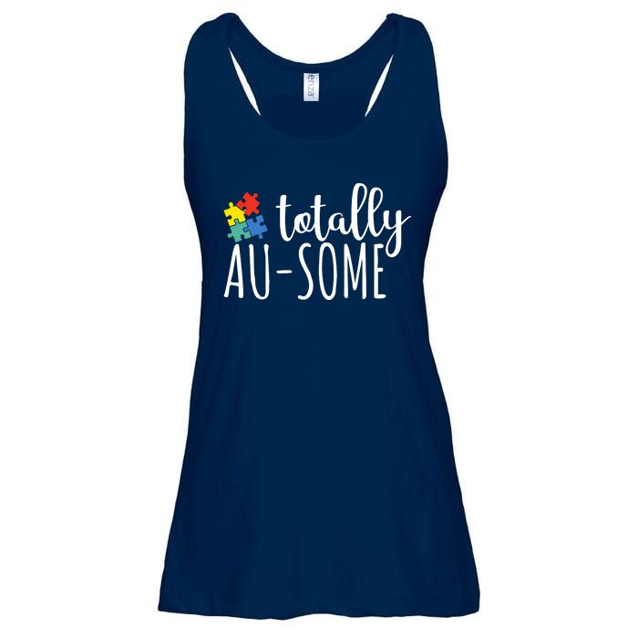 Totally Awesome Autism Awareness Ladies Essential Flowy Tank