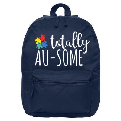 Totally Awesome Autism Awareness 16 in Basic Backpack