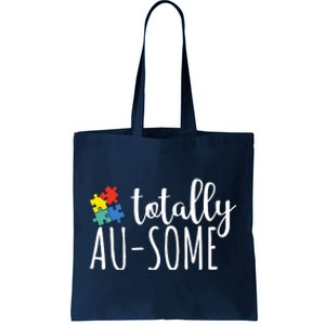 Totally Awesome Autism Awareness Tote Bag