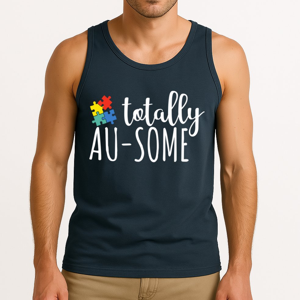 Totally Awesome Autism Awareness Tank Top