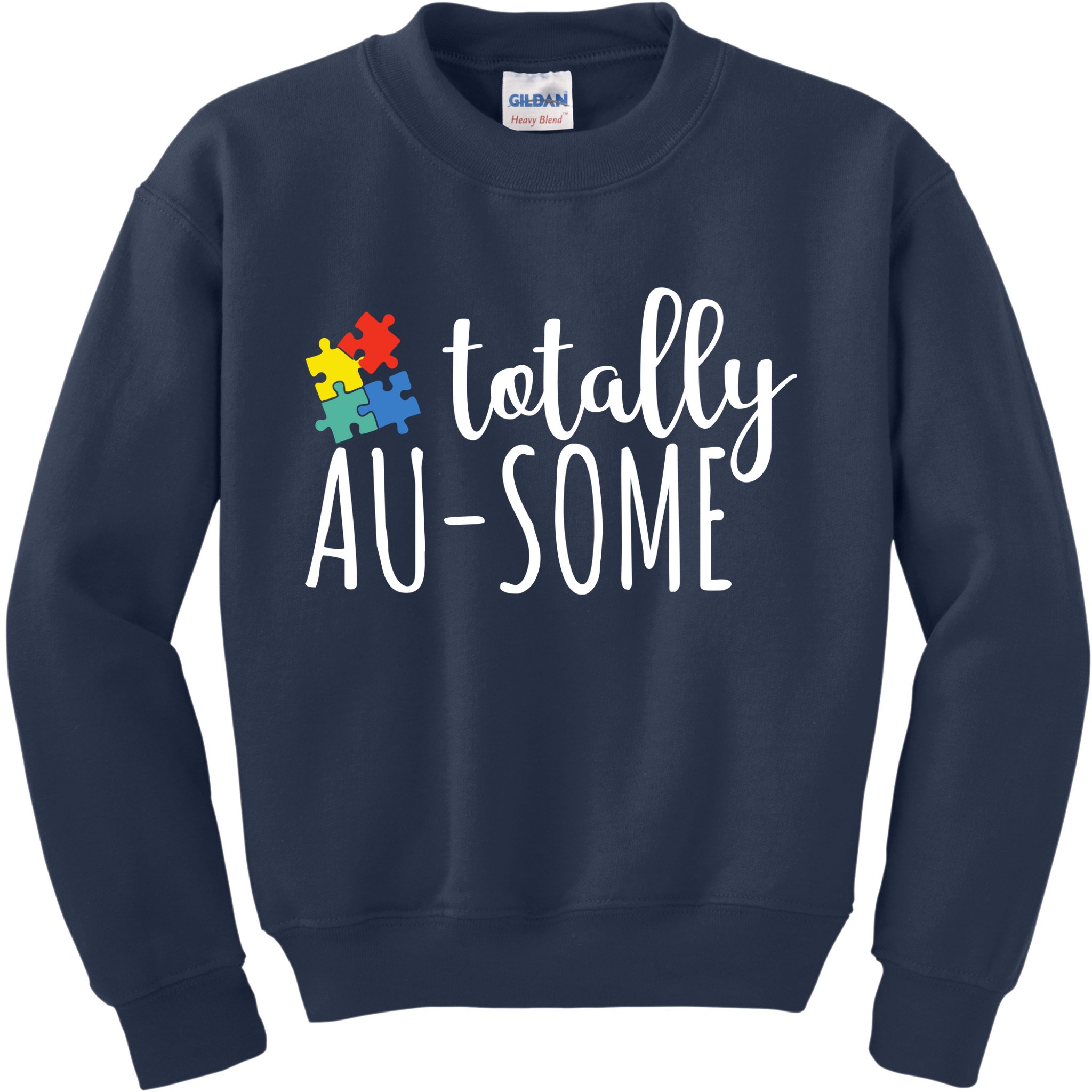 Totally Awesome Autism Awareness Kids Sweatshirt