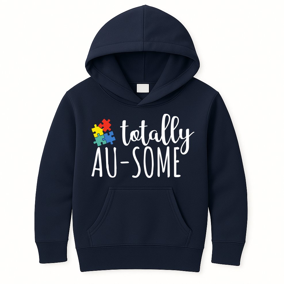 Totally Awesome Autism Awareness Kids Hoodie