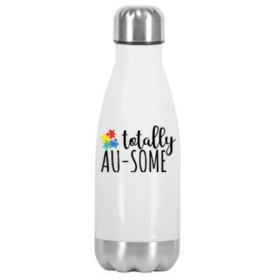 Totally Awesome Autism Awareness Stainless Steel Insulated Water Bottle