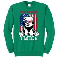 Trump Assassination Attempt Trump 2024 You Missed Twice Sweatshirt