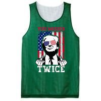 Trump Assassination Attempt Trump 2024 You Missed Twice Mesh Reversible Basketball Jersey Tank