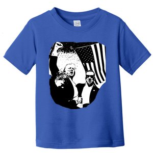 Trump Assassination Attempt Photo 2024 Trump Iconic Toddler T-Shirt