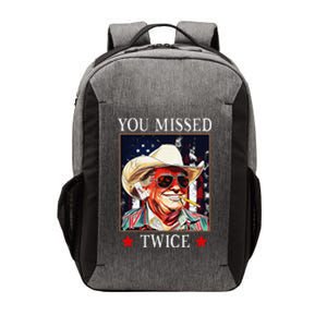 Trump Assassination Attempt Trump 2024 You Missed Twice Vector Backpack