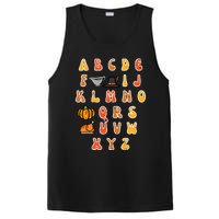 Thanksgiving Abc Alphabet Turkey Day Fall Teacher Wo PosiCharge Competitor Tank