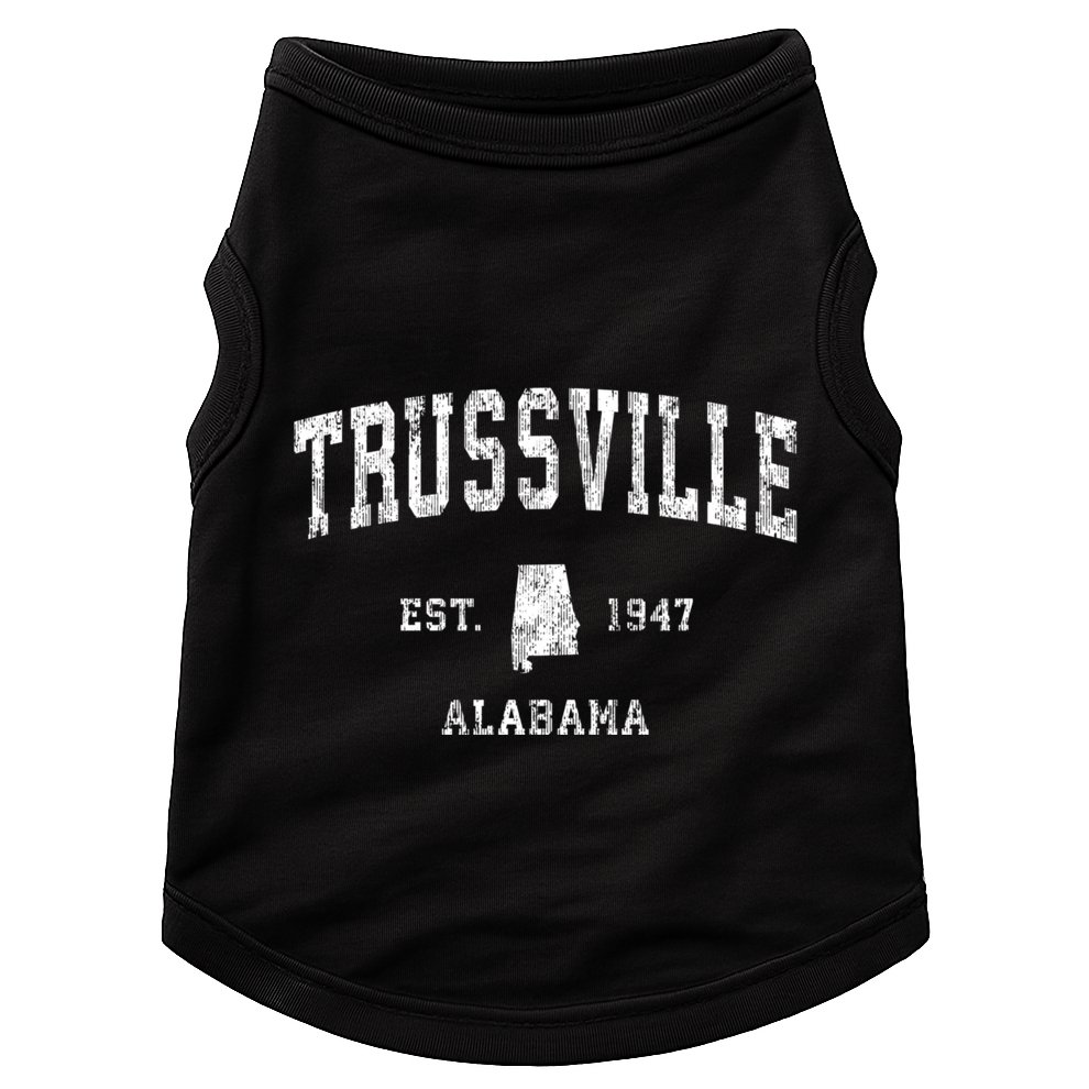 Trussville Alabama Al Vintage Athletic Established Sports Design Doggie Tank