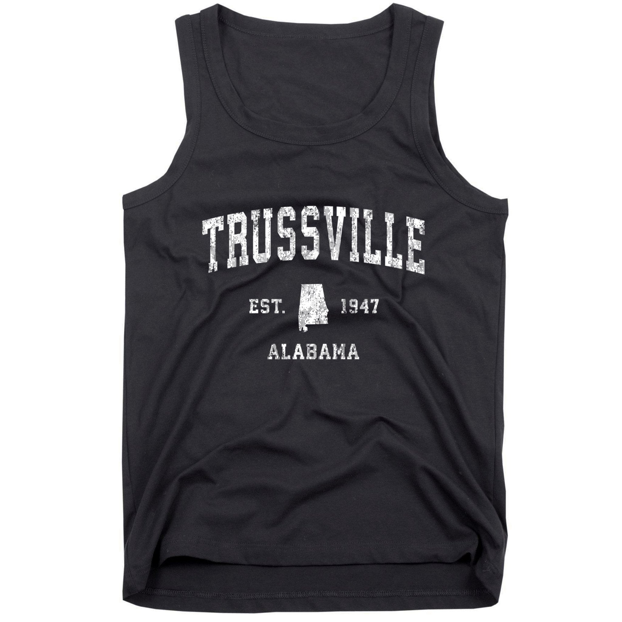 Trussville Alabama Al Vintage Athletic Established Sports Design Tank Top