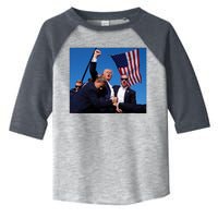 Trump Assassination Attempt 2024 Fight Fighting Fighter Toddler Fine Jersey T-Shirt