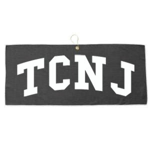 TCNJ Athletic Arch College University Large Microfiber Waffle Golf Towel