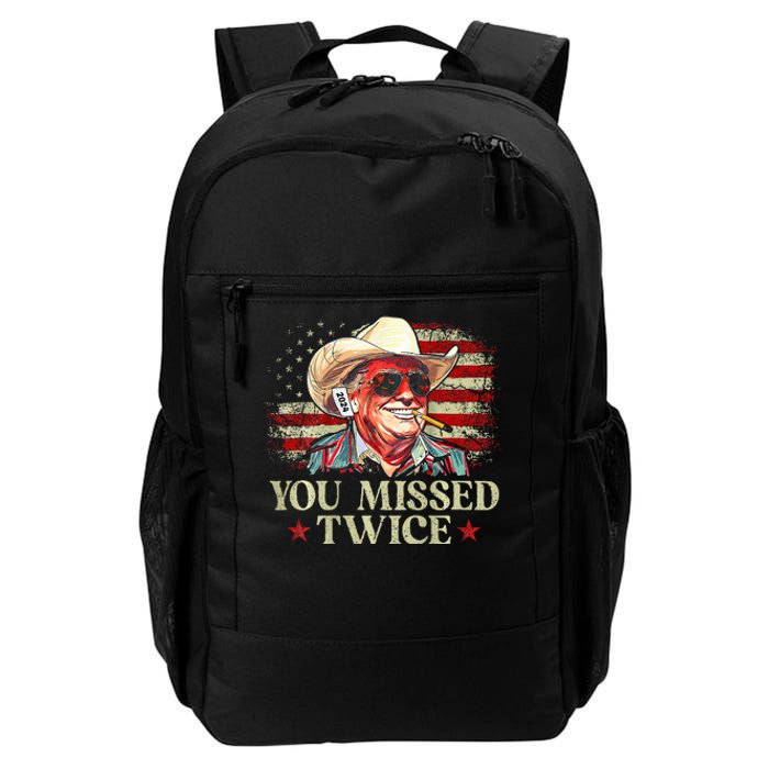 Trump Assassination Attempt You Missed Twice Daily Commute Backpack