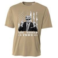 Trump Assassination Attempt Trump 2024 You Missed Twice Cooling Performance Crew T-Shirt