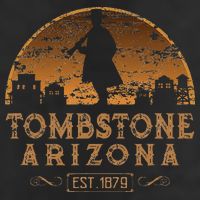Tombstone Arizona Az Wild West Gunfighter 7 Panel Mesh Trucker Snapback Hat
