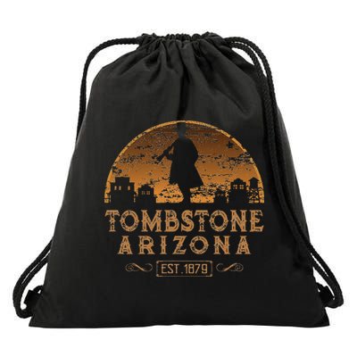Tombstone Arizona Az Wild West Gunfighter Drawstring Bag