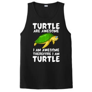 Turtle Are Awesome I Am Awesome Therefore I Am Turtle PosiCharge Competitor Tank