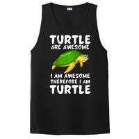 Turtle Are Awesome I Am Awesome Therefore I Am Turtle PosiCharge Competitor Tank