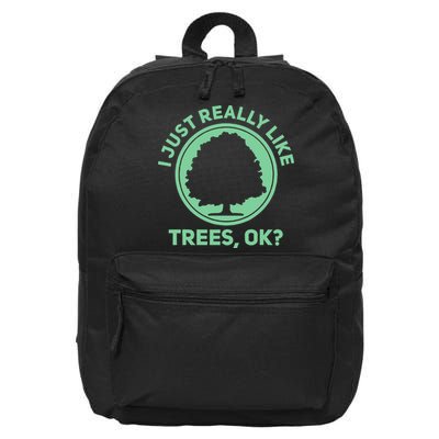 Tree Arborist Arboristic Forest Earth Day 16 in Basic Backpack