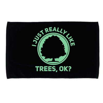 Tree Arborist Arboristic Forest Earth Day Microfiber Hand Towel