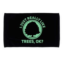 Tree Arborist Arboristic Forest Earth Day Microfiber Hand Towel